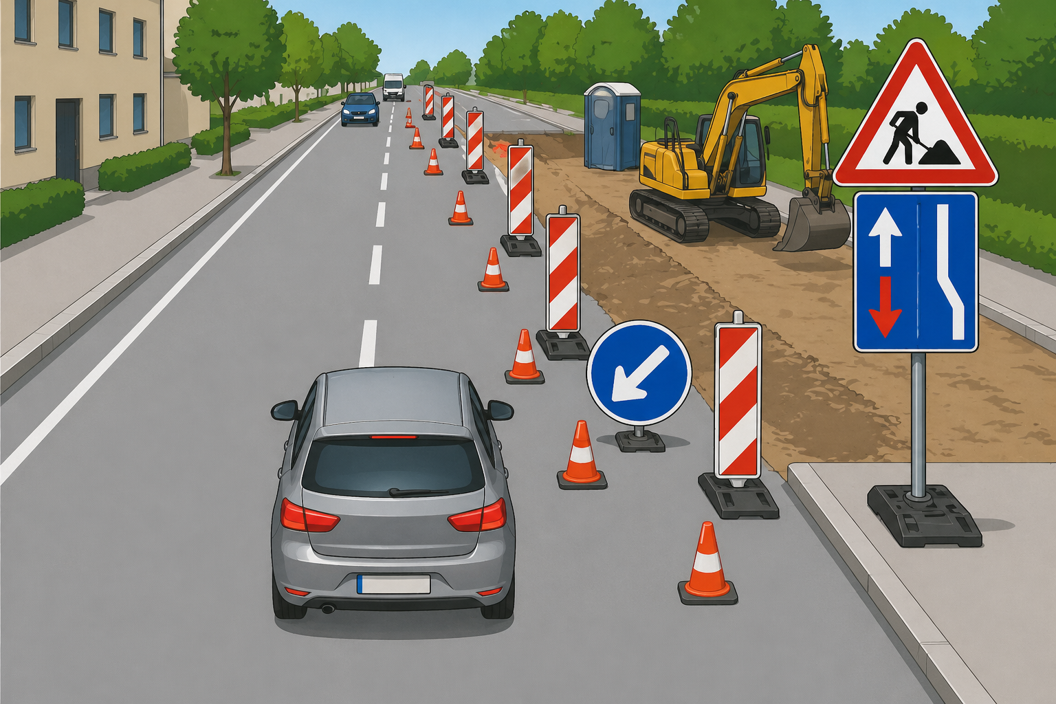 Illustration: Signalisation non respectee
