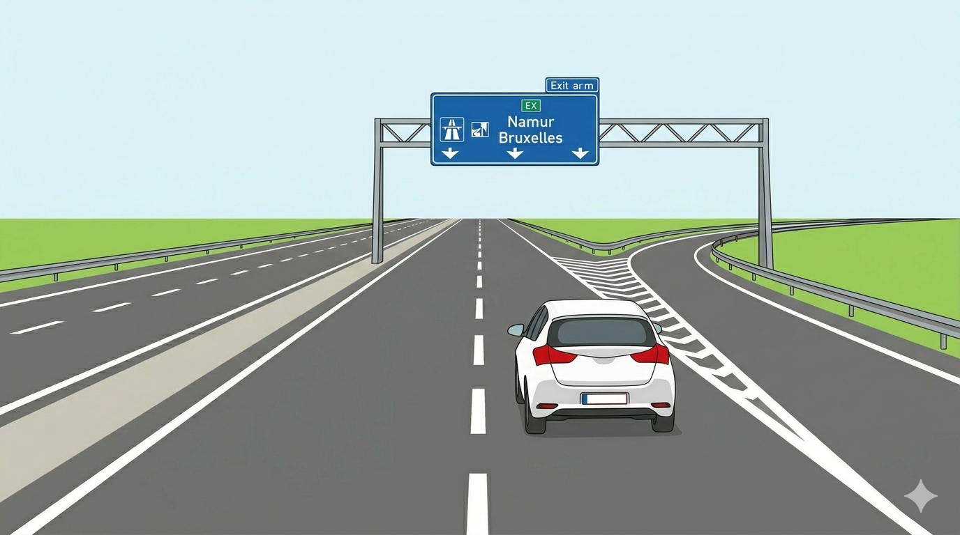 Illustration: Depassements et autoroute