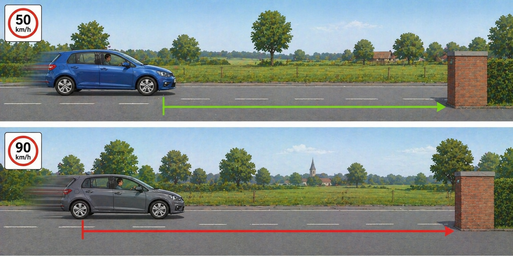 Illustration: Vitesse et gravite
