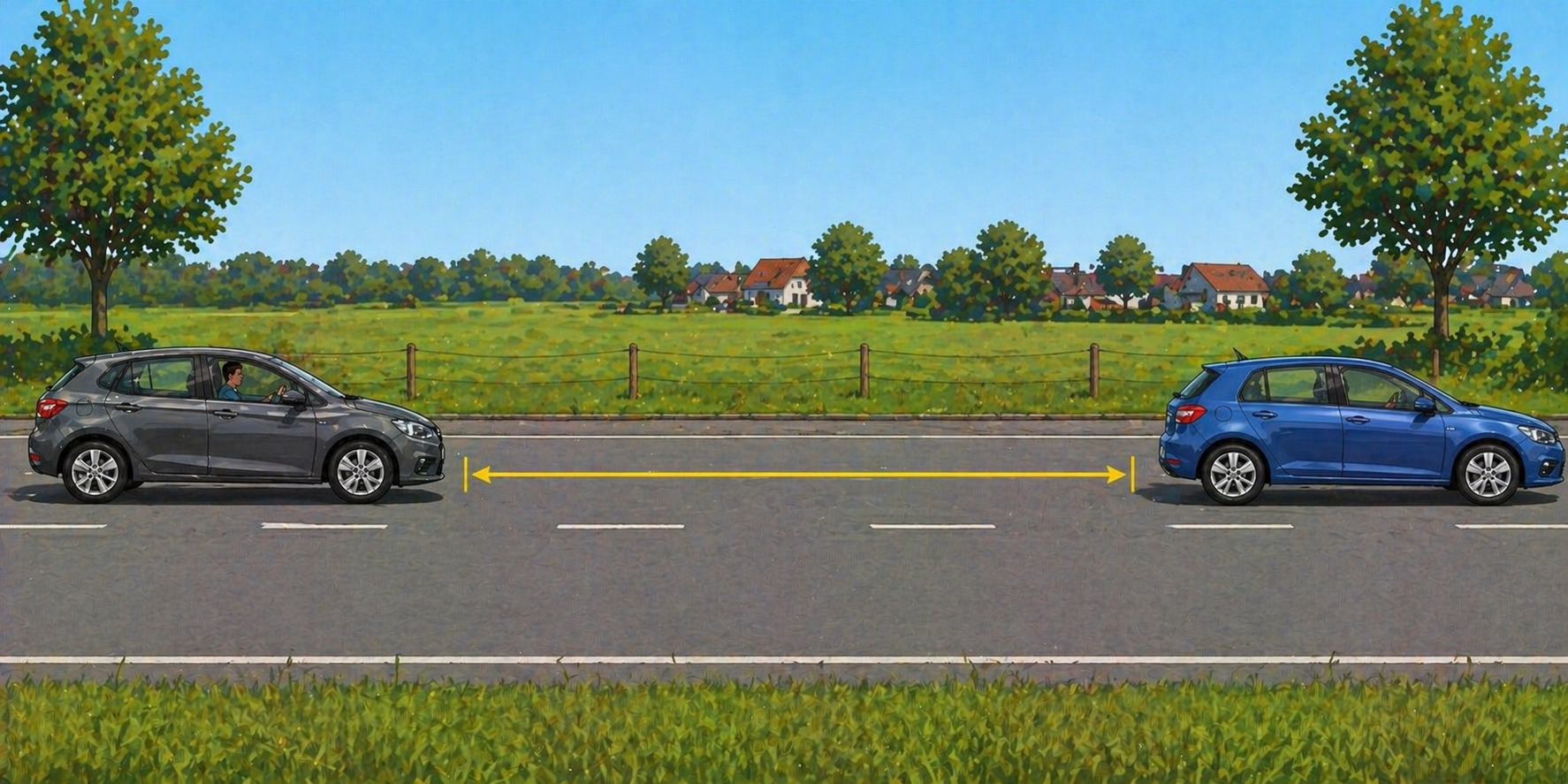 Illustration: Distance d'arret