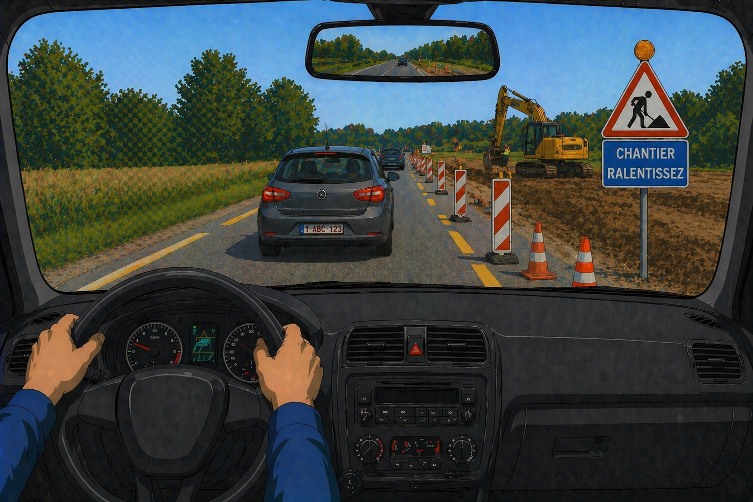 Illustration: Conduite defensive