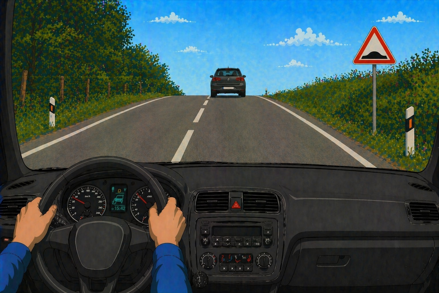 Illustration: Sens interdits, sens uniques et obligations